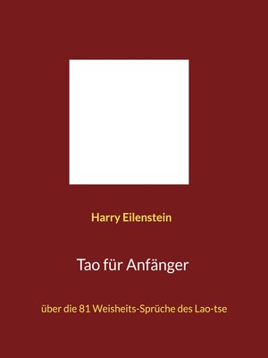 cover image of Tao für Anfänger